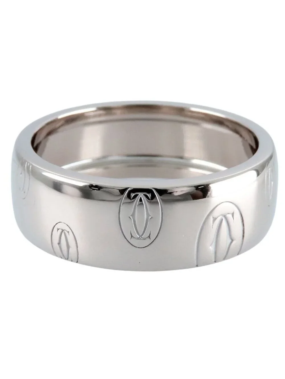 Cartier Happy Birthday Ring White Gold 18k LM Large Model